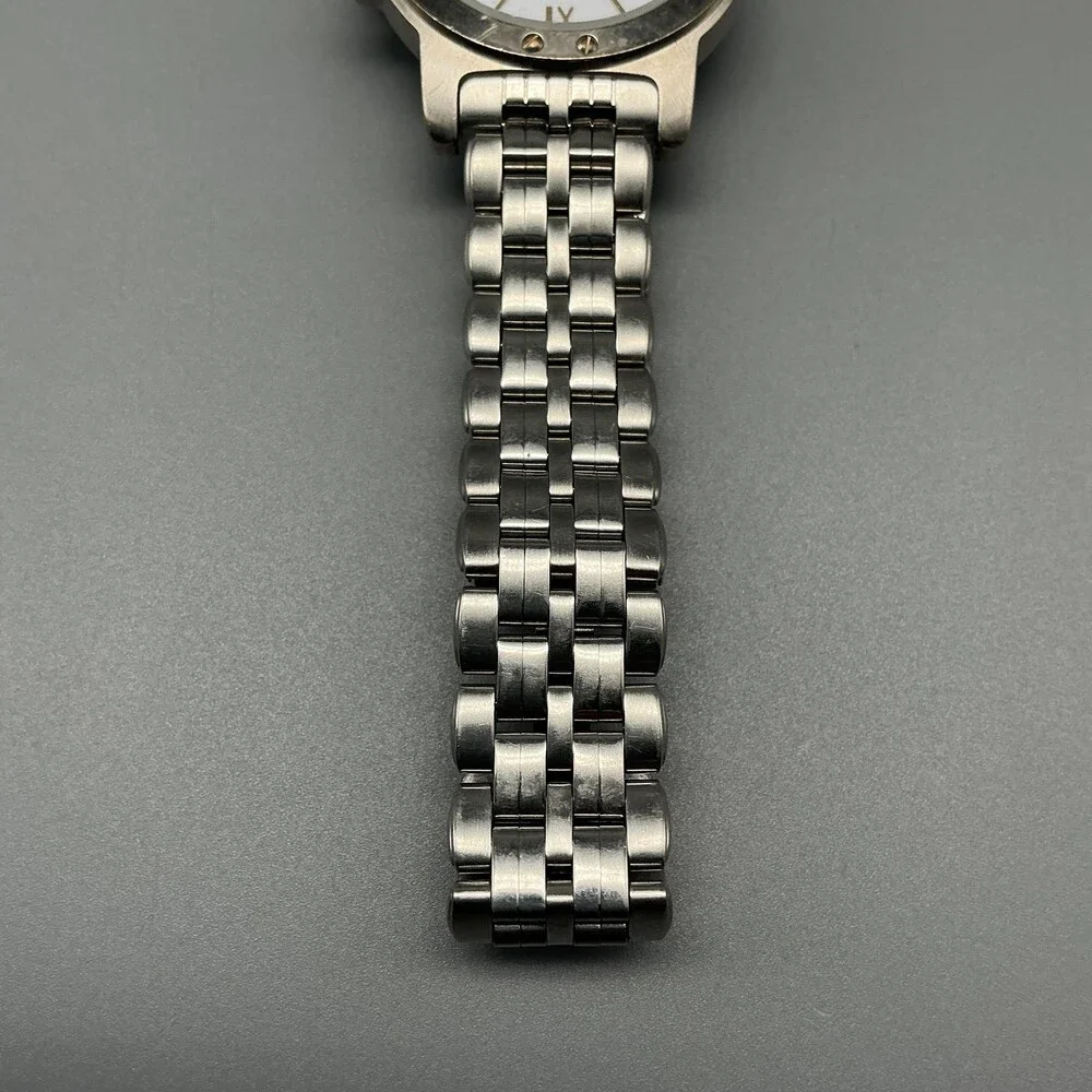 Kenneth Cole Womens Watch 34mm White Dial Silver Tone Date New Battery 7